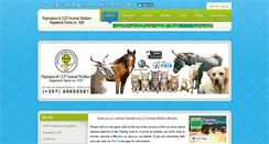 Desktop Screenshot of cyprusanimalwelfare.com